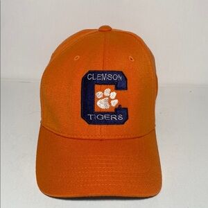 Clemson Tigers Flex Fit Orange Baseball cap size S-M